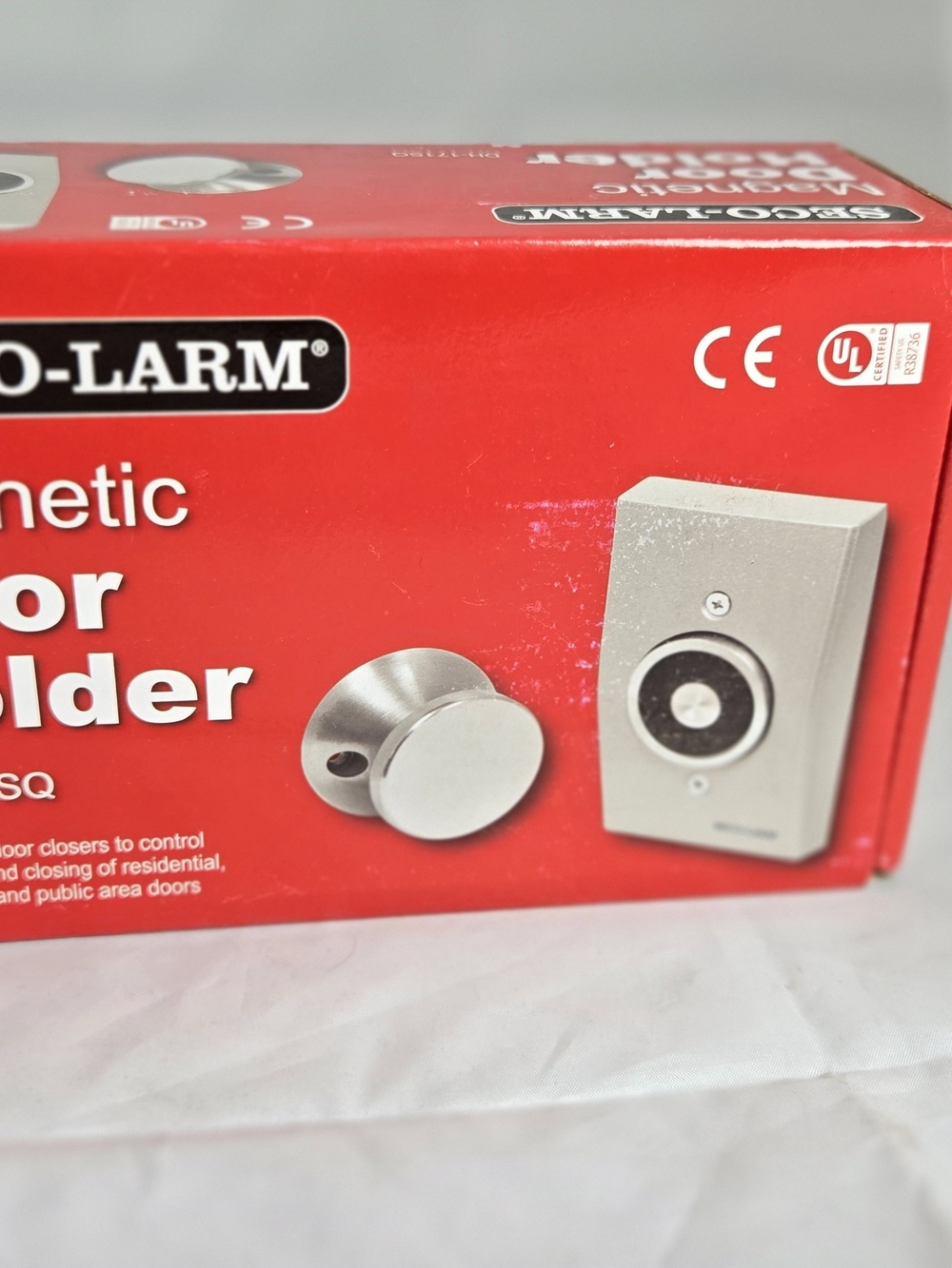Silver Magnetic Door Holder - Silver